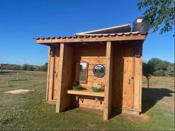 Ducha privada en parcela